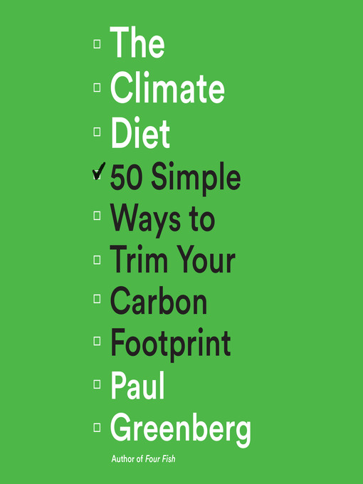 Title details for The Climate Diet by Paul Greenberg - Available
